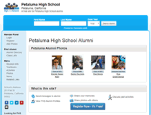 Tablet Screenshot of petalumahighschool.net